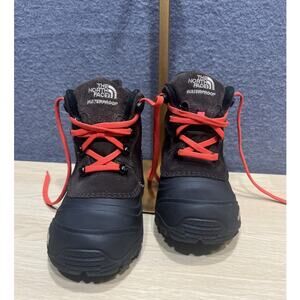 The North Face Chilkat Waterproof Boots Black/Brown Kids Size 11